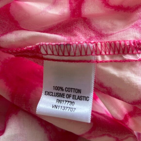 Cherokee Girls Dress Size 3T Pink White Heart Print Halter Sundress Batik NEW - Picture 7 of 7